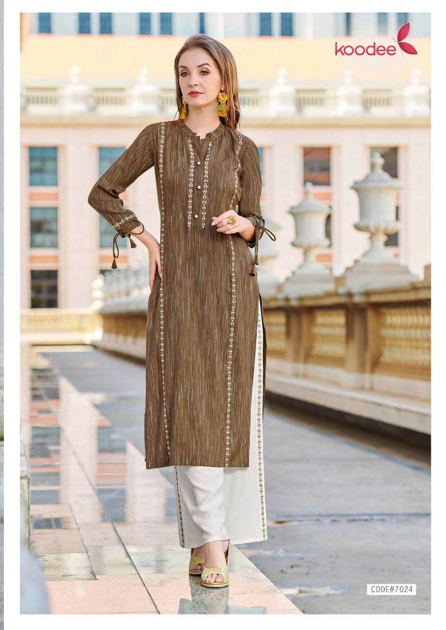 Pahechan-5 Rayon Plazza Kurti Catalogue Set Pahechan-5 Rayon Plazza Kurti Catalogue Set
